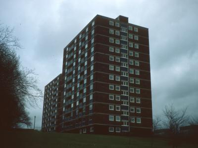 View of Heaton Towers and Norris Towers