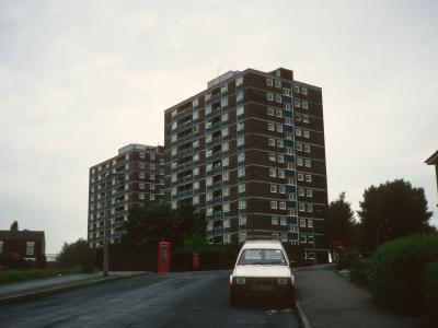 View of Heaton Towers and Norris Towers