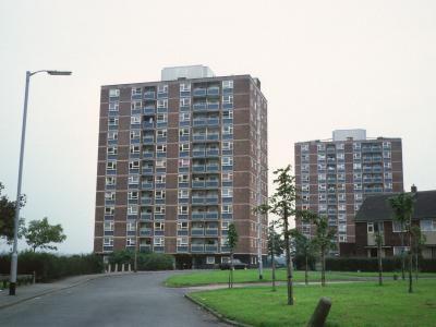 View of Conway Towers and Ludlow Towers