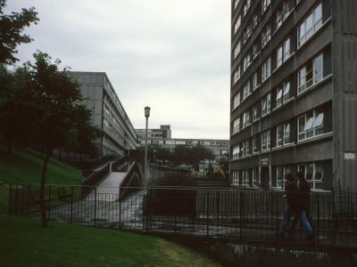 View of Pendlebury Towers with Stonemill Terrace and The Bentleys