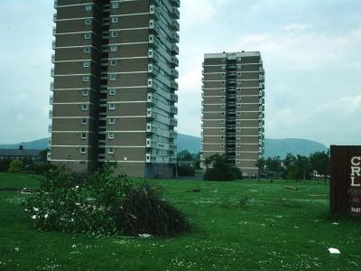 View of Moveen House and Mylena House