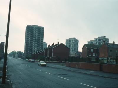 View of 13-storey blocks on North Queen Street