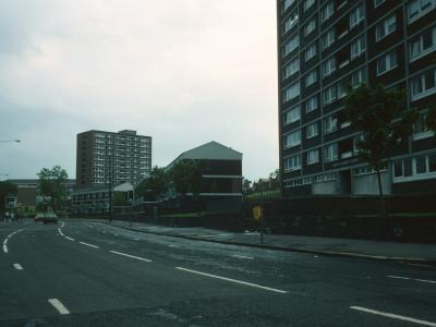 View of Mount Vernon House in foreground and Ross House in background