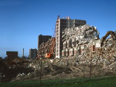 Portsdown Park Estate undergoing demolition