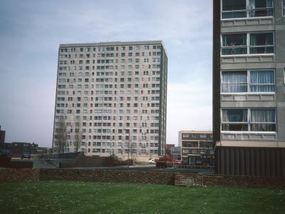 View of Horatia House and Leamington House
