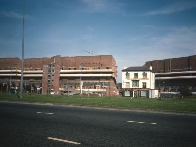 View of backs of Estella Road and Grafton Street blocks from Havisham Road