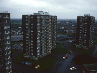 View of 13-storey blocks on Common Road