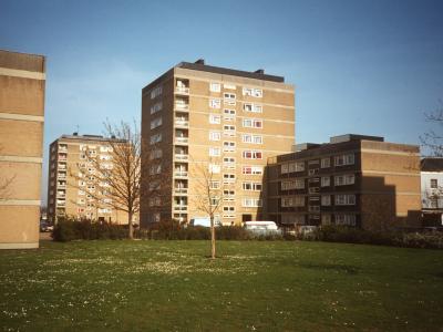 View of blocks on Holy Rood Estate