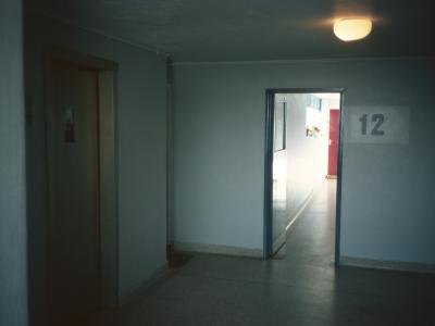 View from end of lift hall in Millbrook Tower