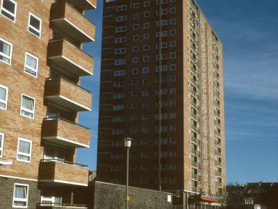 View of Essex Place with Warwick Mount in foreground