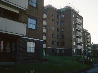 View of Barclay House, Napier House, and Johnson Bank from St Martin's Place