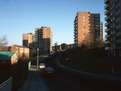 General view of Albion Hill redevelopment