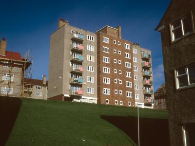 View of 7-storey blocks on Bristol Estate
