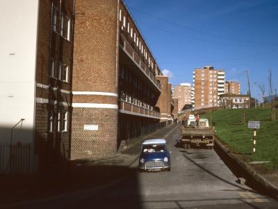 General view of Albion Hill redevelopment from Kingswood Street