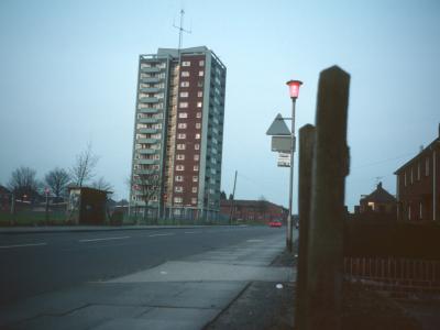 View of Melbourne Court from Melbourne Avenue