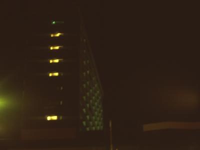 View of Tower Heights at night