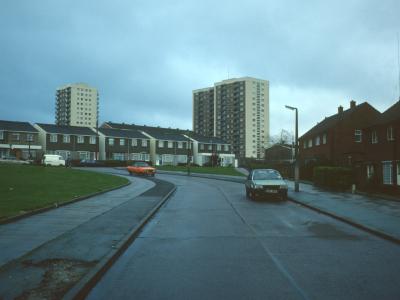 View of Home Court and Green Court