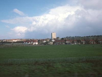 View of Millmead Road development with Invicta House in centre