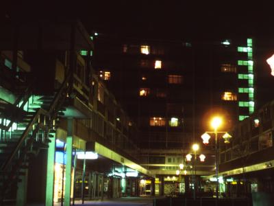 View of Hockmore Tower by night