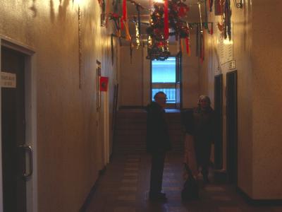 Interior view of 16-storey block