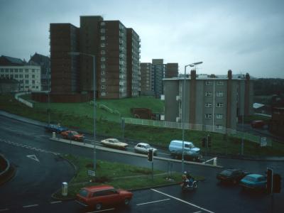 View of blocks on Griffith John Street
