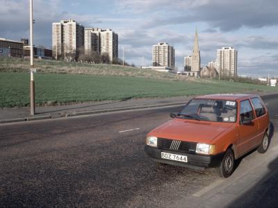 View of Scotswood Road (Hawes Street) development